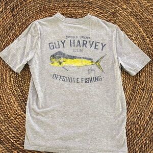 Guy Harvey Gray Short Sleeve Tee